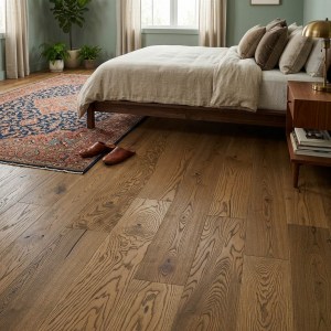PARQUET PREFINITI - Rovere 1 Strip - Bassano - Noce Fumè - Spazzolato-4